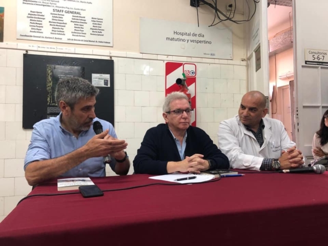Encuentro en el Hospital Alvarez. Buenos Aires. Con Alberto Trimboli y Gustavo Bertran