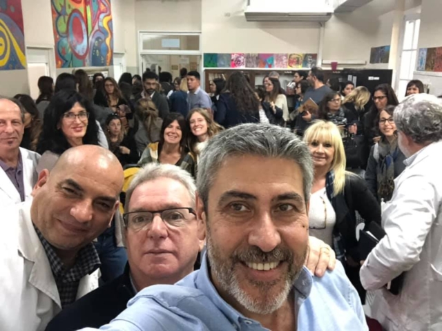 Encuentro en el Hospital Alvarez. Buenos Aires. Con Alberto Trimboli y Gustavo Bertran